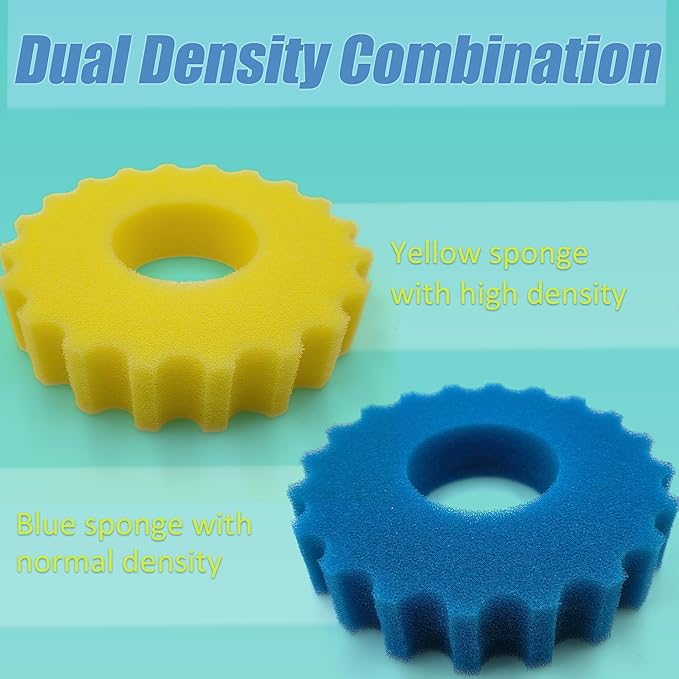 Replacement Sponge Filter Media Pad Compatible with VIVOHOME 1580/1840GPH Grech Pond Bio Pressure Filter Foam Koi Fish, Sponge for VIVOGROW 1580/1840GPH Pressurized Biological Pond Filter