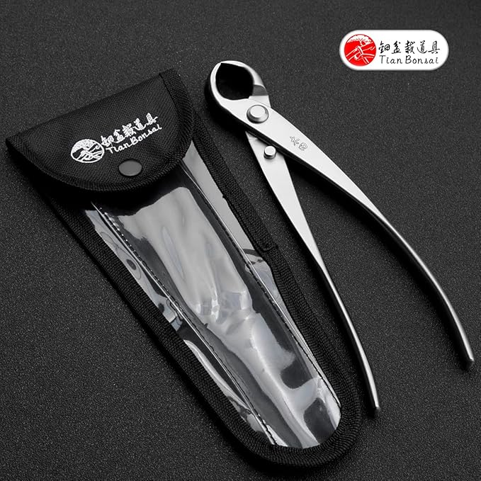 Bonsai Knob Cutter Round Edge Cutter Professional Grade Branch Cutter Alloy Steel Bonsai Tools Equip With Tool Bag (MT-KC-205)