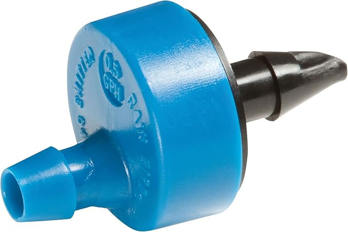 Rain Bird SW05-10PS Drip Irrigation Spot Watering Dripper/Emitter, 0.5 (1/2) Gallon Per Hour, 10-Pack & SW20-30PS Drip Irrigation Spot Watering Dripper/Emitter, 2 Gallon Per Hour, 30-Pack