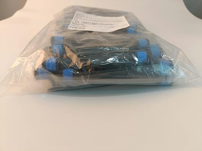 Kalolary 100PCS Irrigation Drippers Drip Emitters, Micro Spray Adjustable 360 Degree Full Circle Pattern Water Flow Bubbler Sprinkler Fits 1/4 (4-6mm) Irrigation Tubing for Garden Irrigation(Blue)