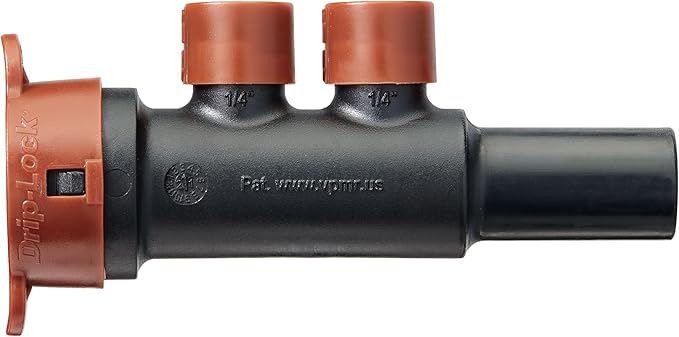 Orbit 67047 - 1/2" x 1/4" Drip-Lock 2-Port Extension Manifold