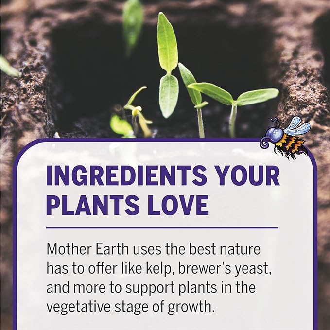 Mother Earth Products Mother Earth Subterra Root Booster 0-1-1 Liquid Plant Supplement For Transplants And Starts, Quart