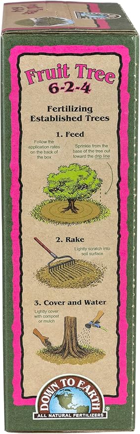 Down To Earth All Natural Fertilizers Organic Fruit Tree Mix 6-2-4, 5lb
