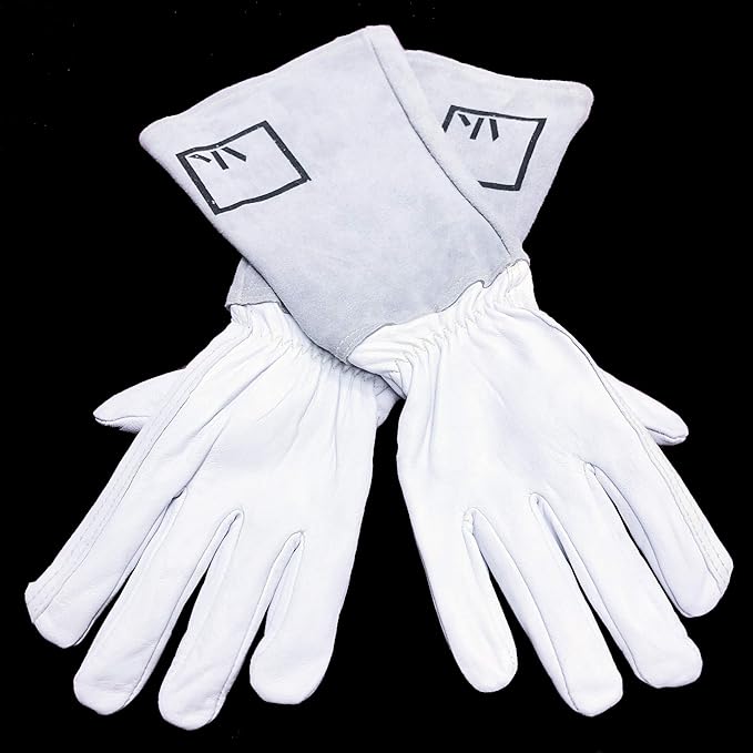 Rose Pruning Gloves Gauntlet Garden Gloves Leather Long Gardening Gloves for Women Rose Gloves Cut Proof Work Gloves White Garden Gloves for Rose Gardening Gloves Rose Bushes Ready to Plant Cowhide S