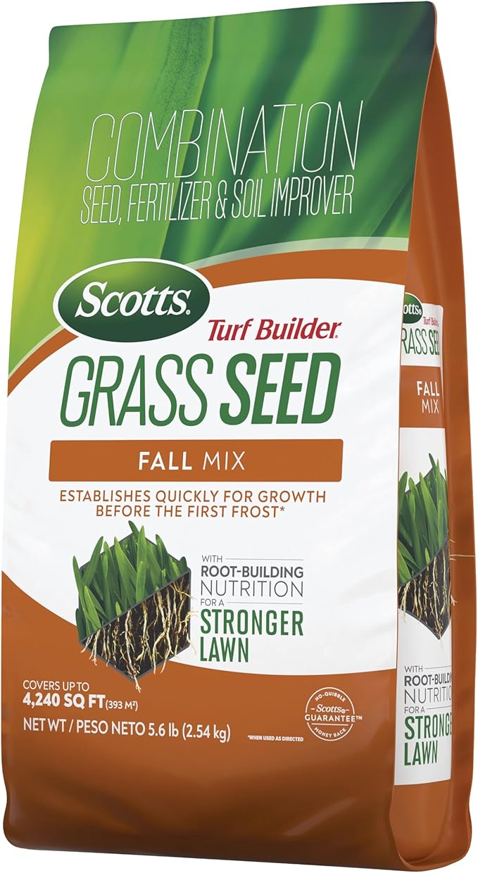 Scotts Turf Builder Grass Seed Fall Mix, 5.6 lbs.