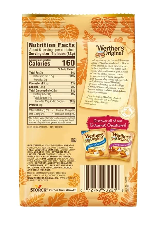 Smiling Sweets Original Maple Creme Soft Caramels