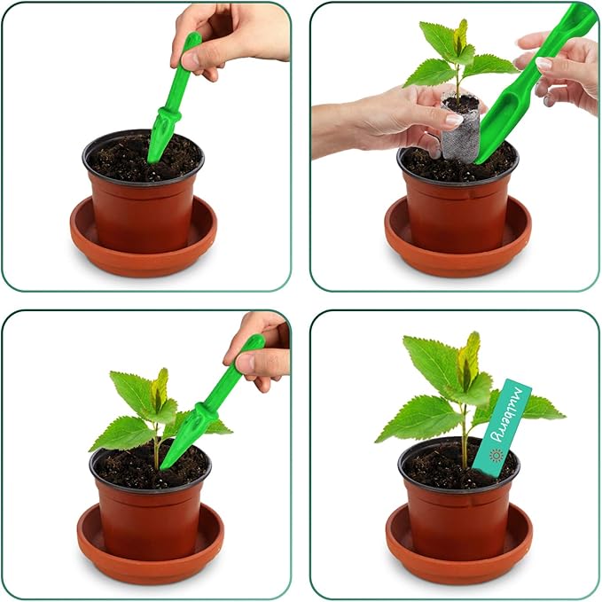 PACETAP 100 Pcs 40mm Peat Pellet Seed Starter Soil, Compressed Seed Fertilizer Nutrient Soil Block, Germination Seedling Pods for Growing Herbs, Plant, Flowers, Vegetables