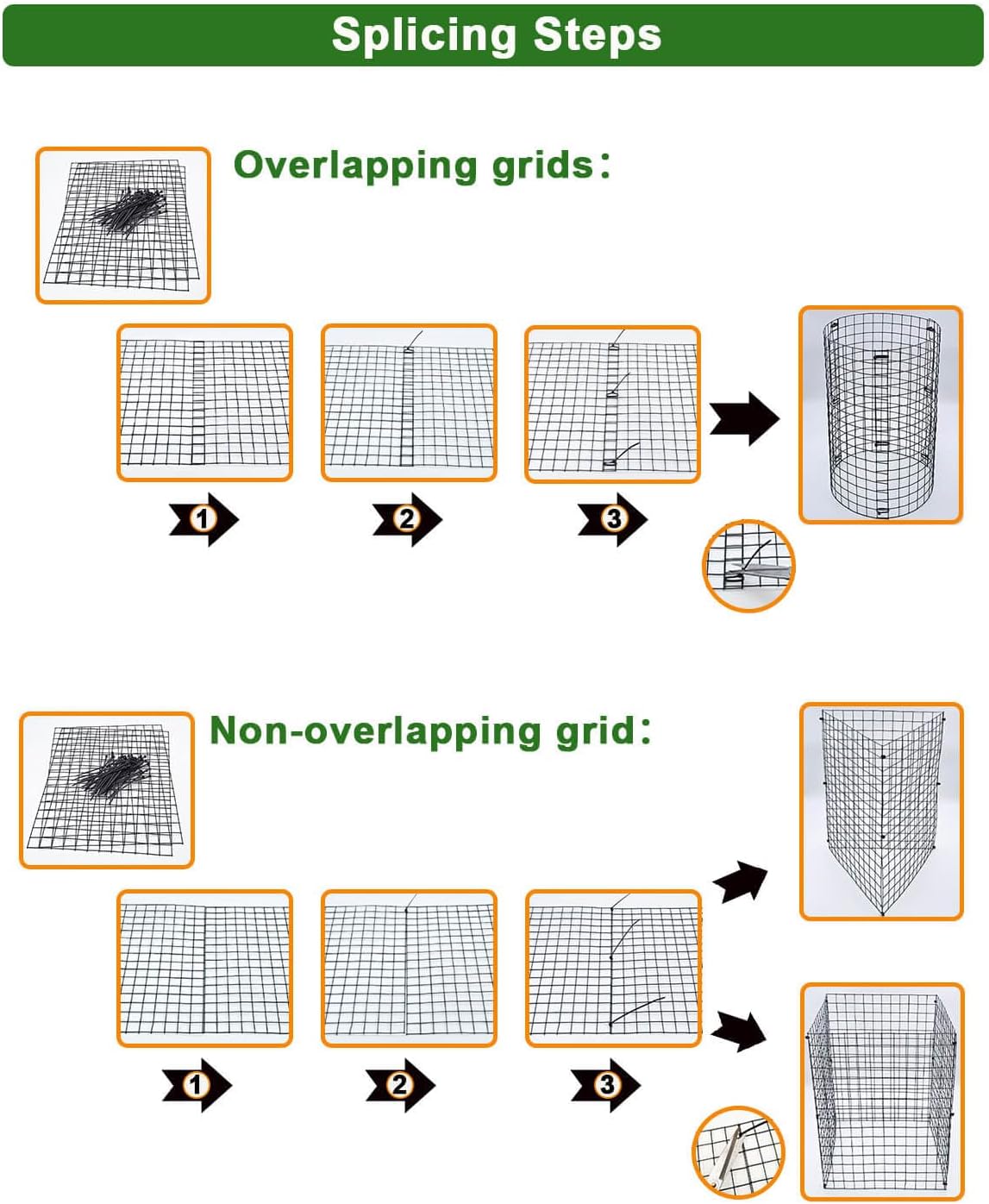 24Pcs Plant Protectors from Animals - Plant Cages for Outdoor Plants 11.8"x15.8" Metal Mesh Garden Protector for Flowers, Vegetables, to Stop Rabbits, Chickens and Squirrels