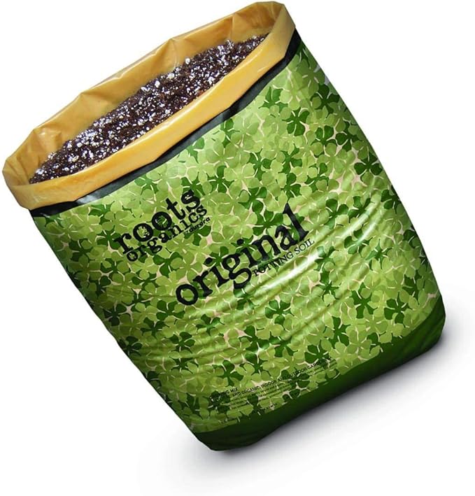 Roots Organics Rod Hydroponic Gardening Ready-to-Grow Coco Fiber-Based Potting Soil, 1.5 cu ft/10 gal for Plants
