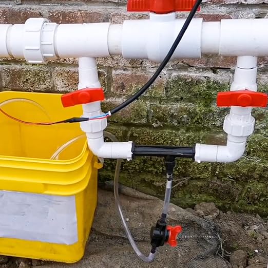 Irrigation Venturi Fertilizer Injector Kit - 3/4 inch Mixer Injectors for Garden Agriculture Water Drip IrrigationTube Garden Ozone Injector - 1 Set