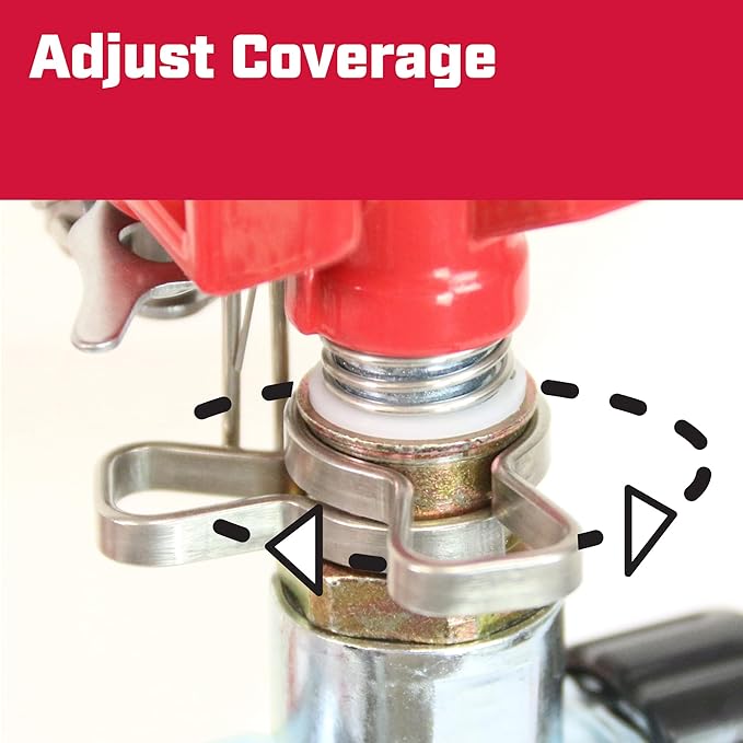 Chapin 4984: T-Post Impact Sprinkler, 360 Degree Automatic Impact Sprinkler with Yard Spike for Small Gardens and Lawns, Up to 85ft Coverage Area, Lawn Sprinkler, Small Area Yards and Garden Watering