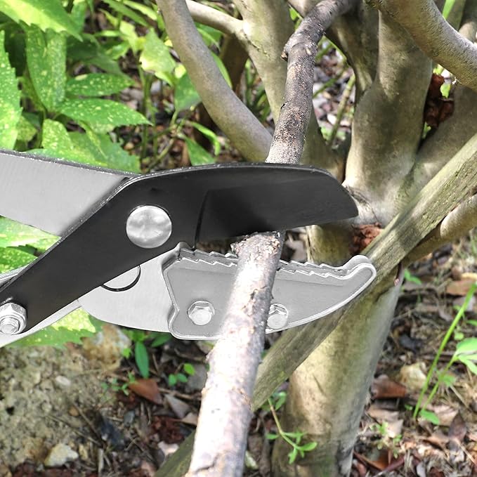 GARTOL Anvil Lopper with Compound Action Branch Cutter, 29.5 Inch Tree Trimmer with 2 Inch Clean Cut Capacity, Cut Through Thick Branches Easy