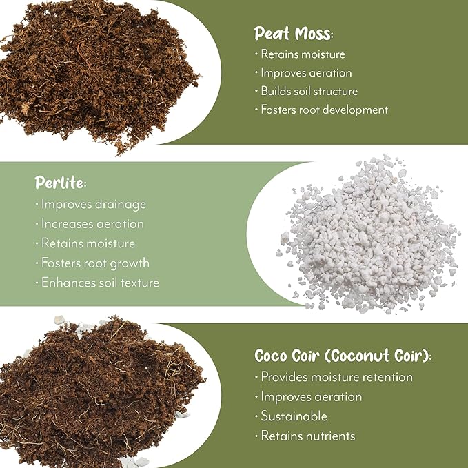 Desert Rose Potting Soil Mix (8 Quarts), Hand Blended Small Batch Soil Blend for Desert Rose Plant