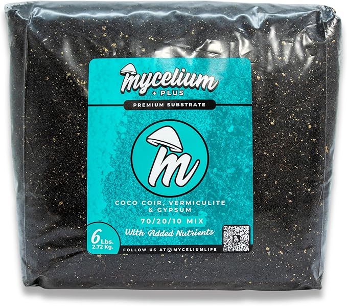 Mycelium's Dung-Loving Mushroom Monotub Bundle – 6LB CVG & 3LB Millet/Milo Grain | Expertly Prepared for Peak Mycelium Growth | Nutrient-Dense for Home Growers | Complete with Cultivation Enhancer