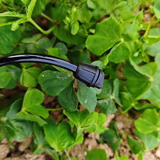 1/4" Drip Irrigation End Plug: Lock Barbed Fittings Fit 1/4" Irrigation Tubing - Drip Line Parts Cap for Drip System Gardeners (30pcs)