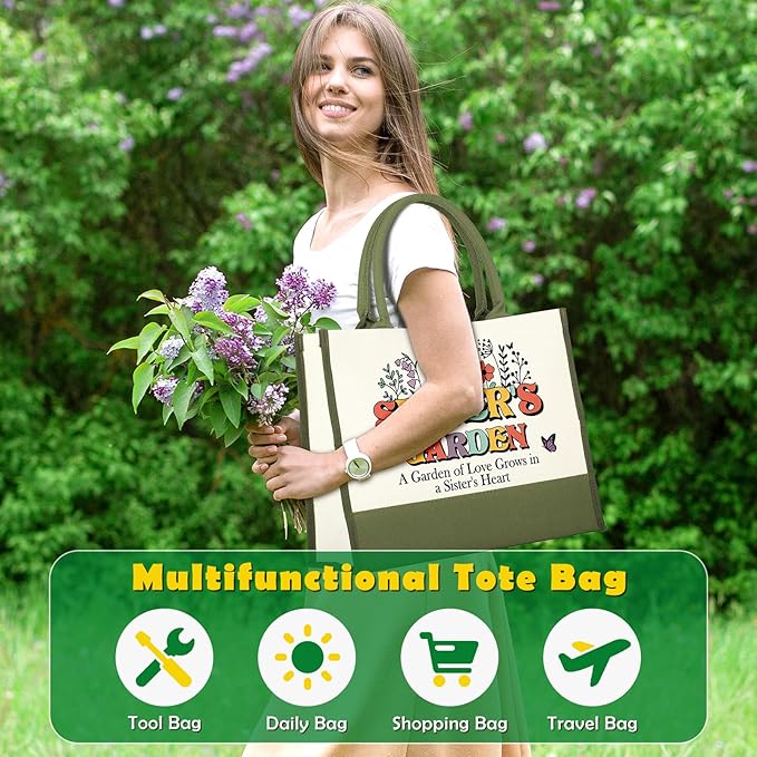 Sister Gifts from Sister, Sister Garden Tools Gift, Sister Birthday Gifts Ideas, Sister Gardening Gifts for Sister, Unique Sister Gifts for Chrismas Birthday Plant Lover Sister Friends