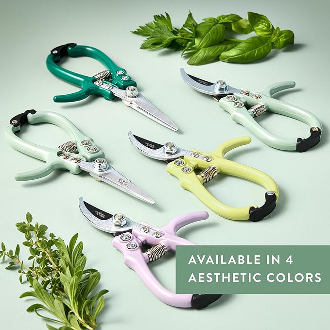 Modern Sprout Gardening Shears & Pruners 2-pack, Lightweight, Durable, One Size (Sage)