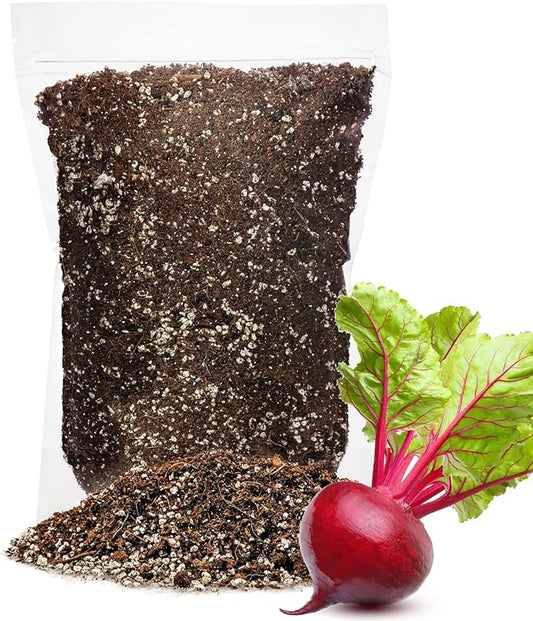 Premium Organic Potting Soil for Beets - (1 Quart Bag)