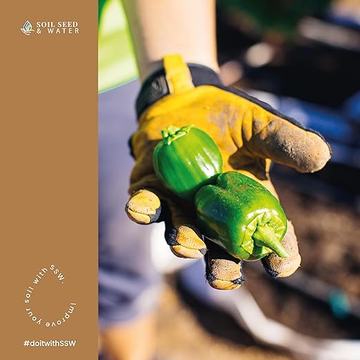 Soil Seed & Water Mikey's Worm Poop Worm Casting Organic Compost Fertilizer - OMRI Listed - Vermicompost with Earthy Smell for Indoor Plants - Safe and odorless