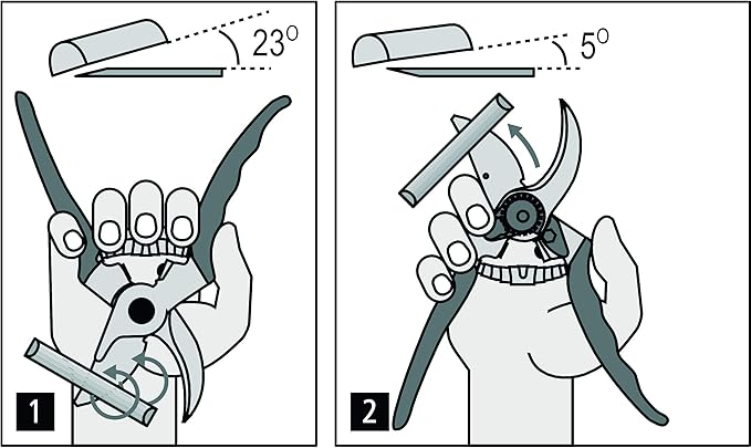 Felco Pruning Shears (F 10) - High Performance Swiss Made Steel One-Hand Garden Pruners