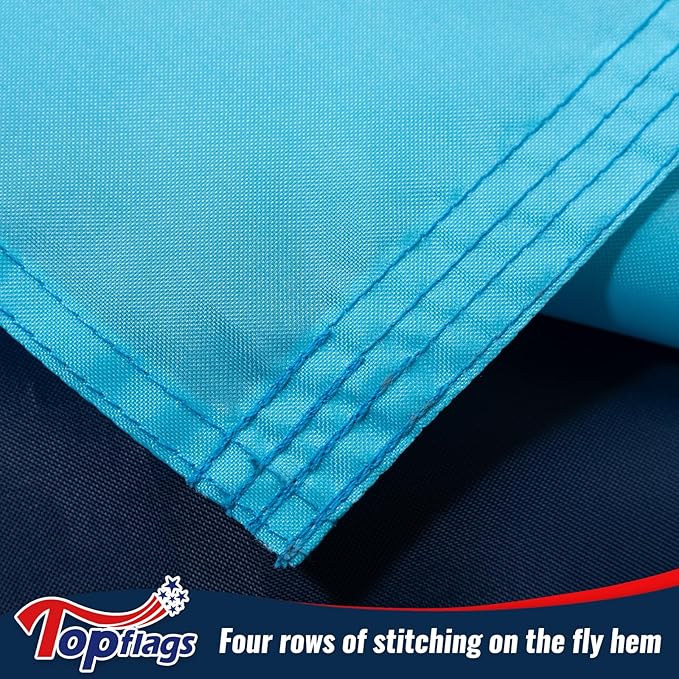 TOPFLAGS New Minnesota State Flag 3x5 Ft 210D MN Flags Heavy Duty Longest Lasting Sewn Stripes Embroidered Star Stronger Brass Grommets 4 Stitched Hemming Outdoor Vivid Color Fade Resistant Perfect for Outside