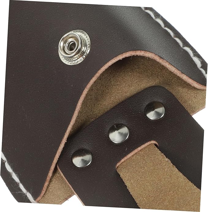 Garden Pruner, Scissor for Gardening Cover Bag PU Leather Pruner Case Scabbard Pliers Leather Case Embroidered Shears Scissor Box