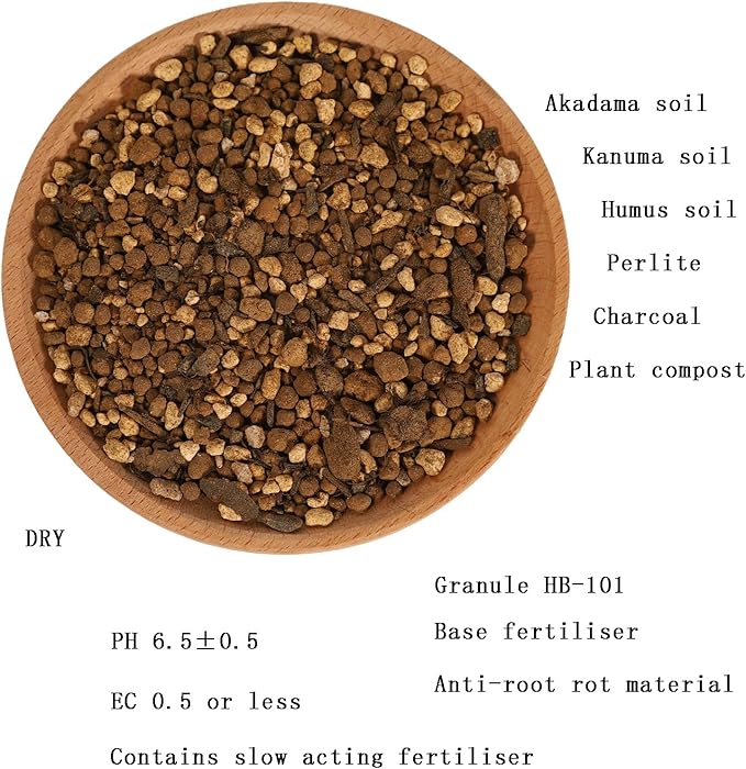 Tropical Plant Potting Soil Mix, for Snake Plants, pothos, Monstera, Fiddle-Leaf fig, and More - Highly draining granular Soil (6 L) Made in Japan