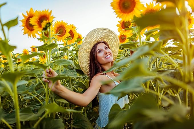 NatureZ Edge 2600+ Sunflower Seeds for Planting Bulk Variety Pack, Get More Sunflower Seeds to Plant, from Dwarf Sunflowers to Giant Sunflower Seeds, Includes Mammoth Sunflower Seeds, Non-GMO