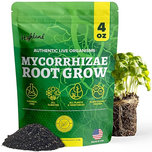 Mycorrhizal Fungi Root Grow All Natural Mycorrhizae for Plants Myco Ultra Soil Real Growers Plant Success Root Enhancer for Plants Microbes for Soil Mycorrhizal Inoculant Root Powder for Plants Soil