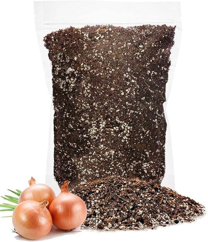 Premium Organic Potting Soil for Onions - (1 Quart Bag)