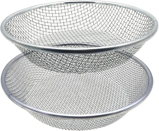 2PCS Soil Sifter for Gardening, Rock Sifter for 5gallon,Compost Sifter Dirt Sifter,Captures Dirt Rocks Sawdust
