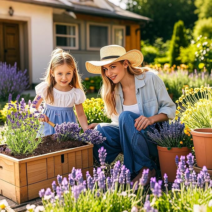 Premium Lavender Potting Mix 2qt, Promotes Lavender Blossoming, Perfect for Indoor and Outdoor Gardening