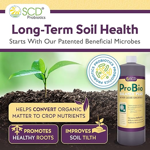 ProBio Balance Plus - Make 20X More Soil Conditioner - Super Concentrate Of Effective Beneficial Microorganisms + PNSB Phototrophs - OMRI Listed for Organic Farm Lawn & Garden (1 Liter)