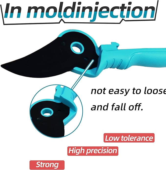 8” Pruning Shears for Gardening Stainless Steel Gardening Hand Pruner, Bypass Pruning Shears Steel Blades with Adjustable Up to 3/4" Cut, Non-stick Coating