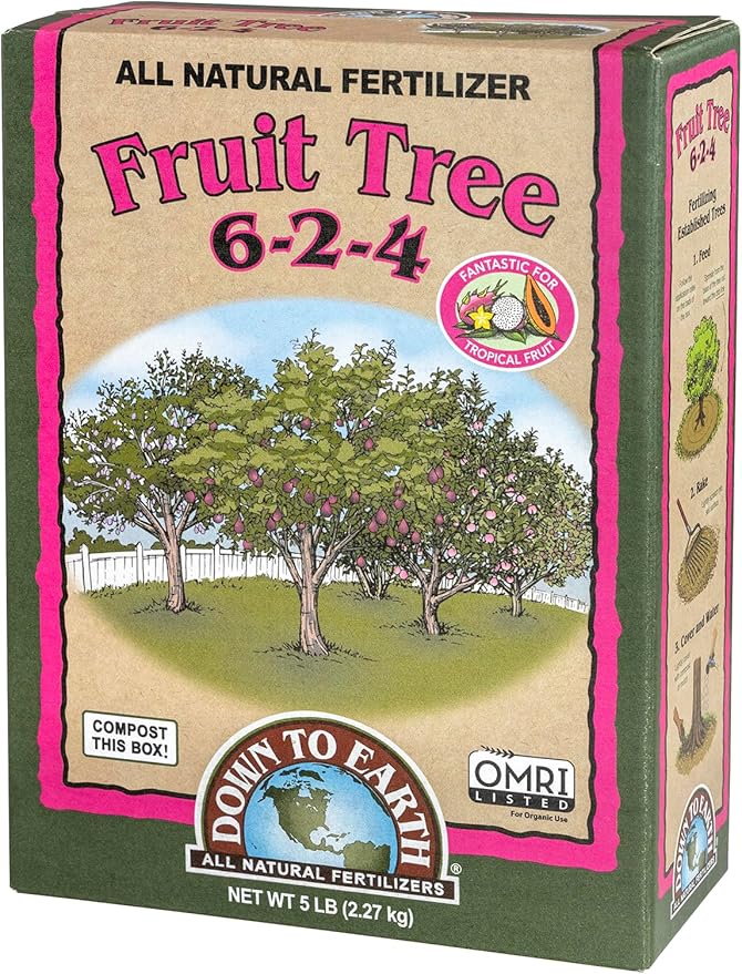 Down To Earth All Natural Fertilizers Organic Fruit Tree Mix 6-2-4, 5lb