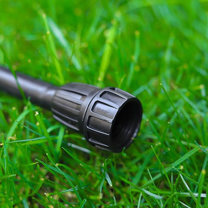 1/2 inch Irrigation Tubing Fittings For (1/2" ID x0.6-0.63" OD) 16mm Drip Tubing Barbed Locked Connectors-5 US Standard 3/4" to 1/2" Faucet Adapters,5 Filter Washers,5 Rubber Washers