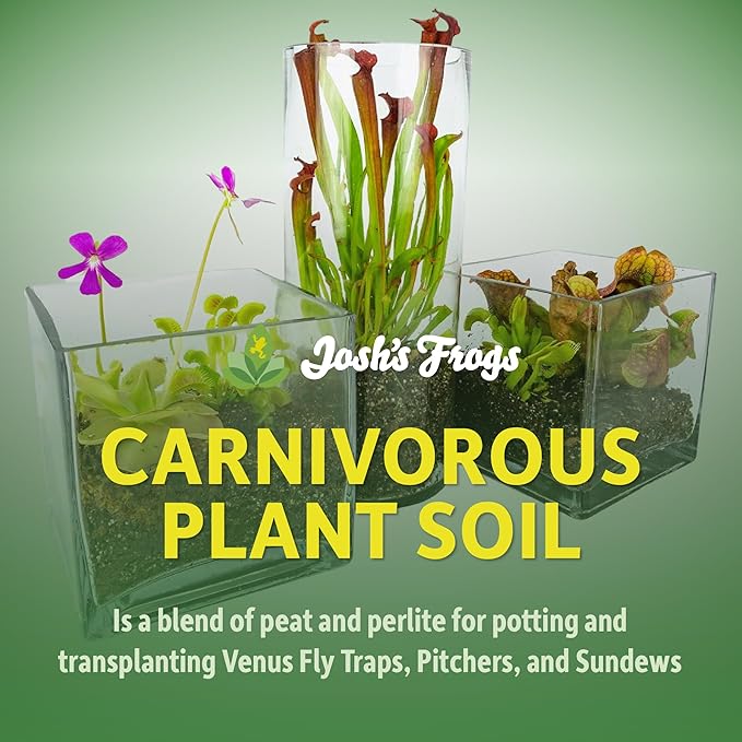 Sprig & Stone Josh's Frogs Carnivorous Plant Soil - Venus Fly Traps/Pitchers/Sundews (1 Quart)