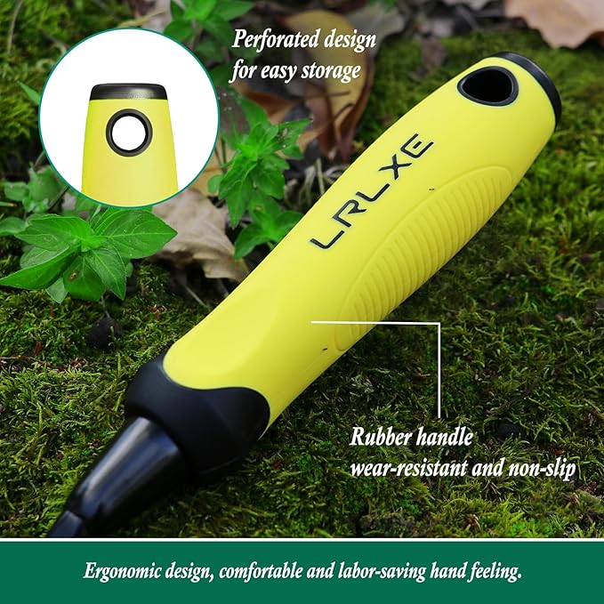 Garden Shovel-Heavy Duty Gardening Hand Trowel,Stainless Steel Garden Trowel with Rubberized Handle,Trowel Gardening Tools for Soil Digging,Transplanting,and Planting(Hand Trowel)