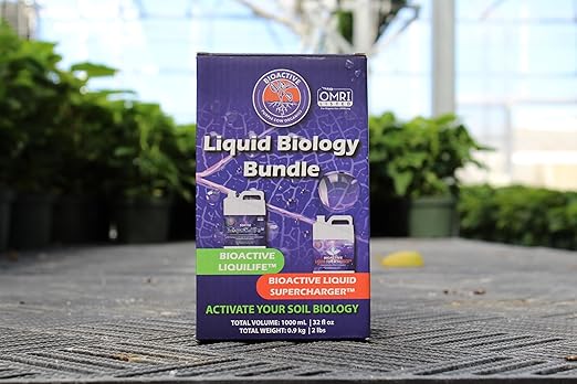 Liquid Biology Bundle Concentrate - Indoor/Outdoor, Plant Growth Stimulator, Soil Conditioner, Fertilizer, Fulvic/Humic Acids