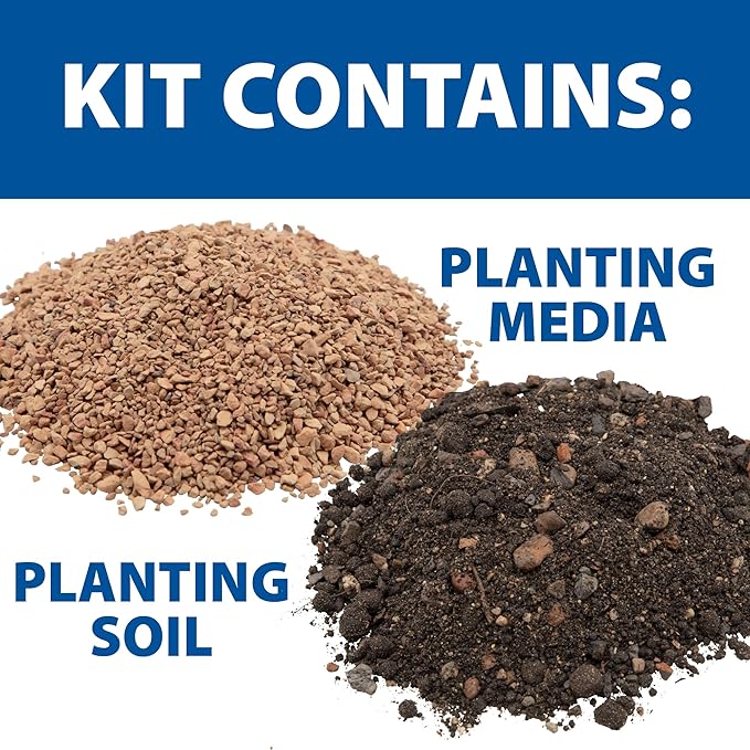 The Pond Guy Planting Bag & Soil Kit for Outdoor Water Gardens, Aquatic Flower Supplies, Pot & Grow Lily, Lotus & Bog Plants, Small Plant Bag & Soil