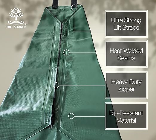 Tree Watering Bag | 20 Gallon Slow Release Drip Tree Irrigation System | Watering Bag for Trees | 3 Pack