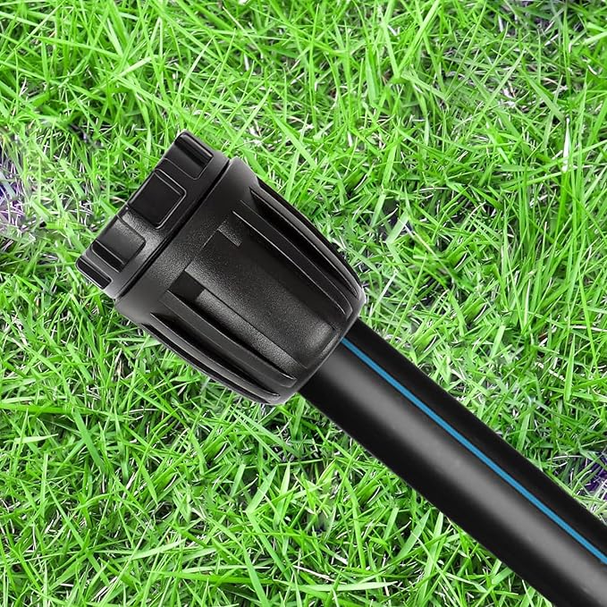 1/2 Inch Irrigation Fitting End Plug (1/2" ID x0.640" OD),10-Piece Drip Line Barb End Cap Connector, Leak-Proof Plug for Garden Irrigation Systems