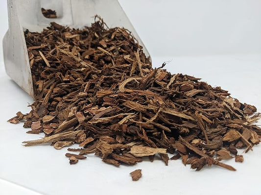 Orchid Fir Bark - Heat Treated - for Orchids, Bromeliads, Epiphytic Cacti, Carnivorous Plants, Anthuriums, Philodendrons, and Anthuriums (8 Quart)