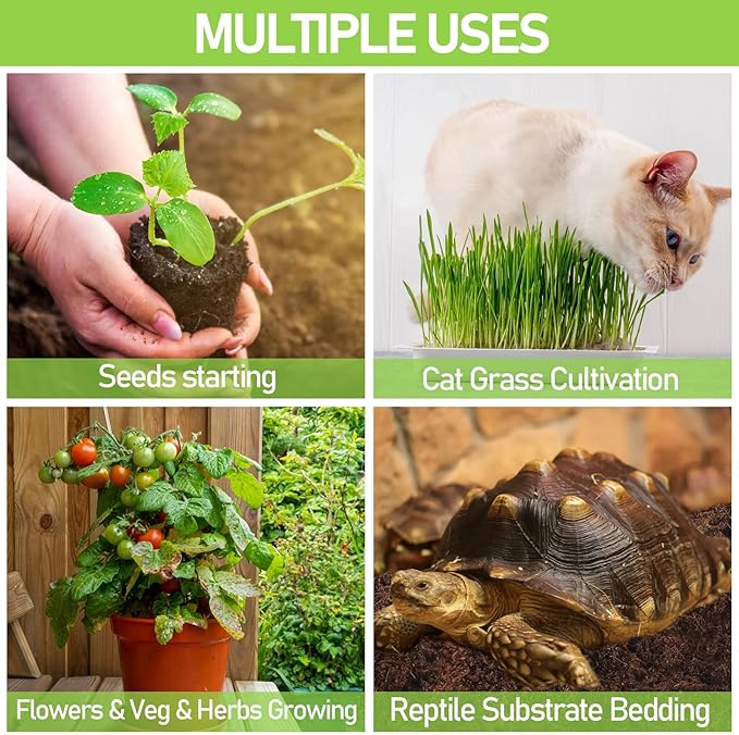 Legigo 200 Pcs 30mm Coco Coir Pellets Seed Starting Soil Mix- Compressed Coconut Coir Pellets Potting Soil Pods for Seedling, Coco Peat Soil Discs for Indoor & Outdoor Plants, Herb Vegetables Flowers