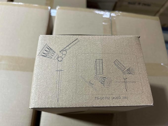 T-SUN Solar Spotlight LED Outdoor Wall Light, IP65 Waterproof, Auto-on at Night/Auto-Off by Day, 180°Angle Adjustable for Tree, Patio, Yard, Garden, Driveway, Stairs, Pool Area (Green)