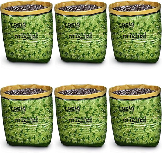 Roots Organics Original Potting Soil, Organic Growing Media with Mycorrhizae, 1.5 Cubic Foot Plant-in-Bag