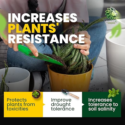 GreenGro Granular Plus Myco, All-in-One Fertilizer with Kelp and Humic Acid for Plants, Organic Root Stimulator Plant Food with Mycorrhizae for Indoor & Outdoor Gardens