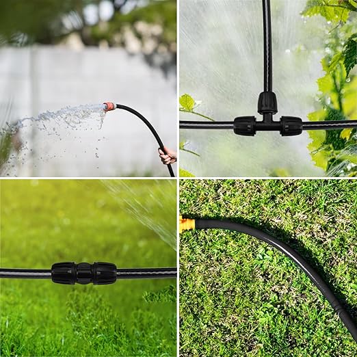 1/2 inch Drip Irrigation Tubing, 40FT Main Drip Line Hose Tube, Blank Distribution Tubing for Garden Watering Landscape Irrigation System