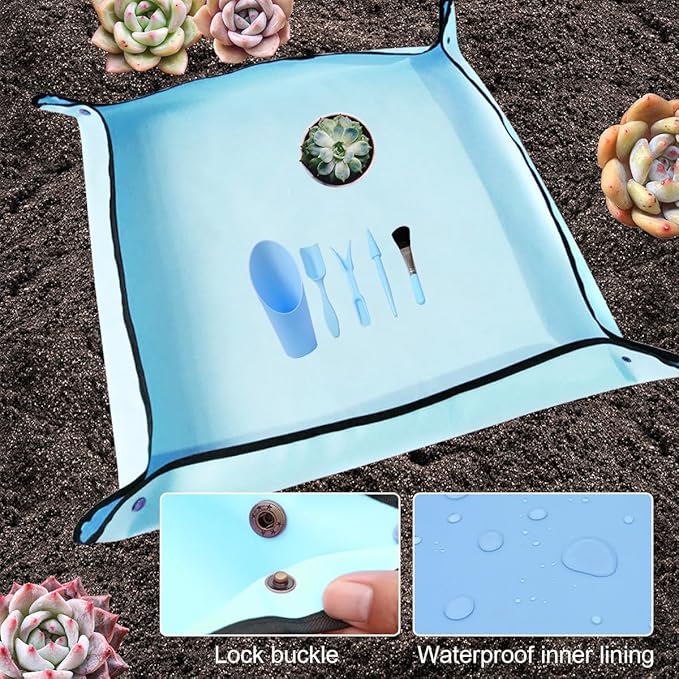 Garden Tools Set 25 Piece, Succulent Tools Set Included, Heavy Duty Stainless Steel Gardening Tools,Ergonomic Handle Tools,Storage Tote Bag,295 inch Flexible Water Pipe,Ideal Gifts for Women