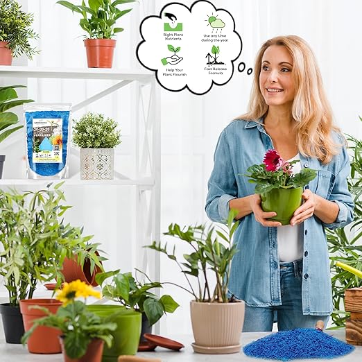 20-20-20 Water-Soluble Fertilizer – Powder for Liquid Plant Food for Indoor & Outdoor Plants, Orchids, Vegetables, Lawns, Flowers – 20 20 20 Fertilizer (2 QUARTS)